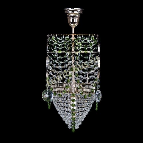 Люстра Парусник №1 зеленый в Химках Гусь Хрустальный
