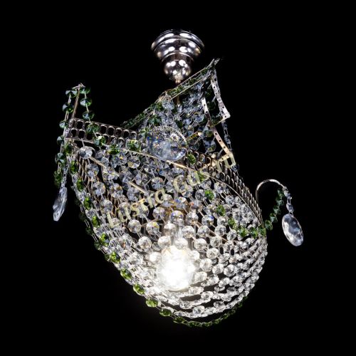 Люстра Парусник №1 зеленый в Химках Гусь Хрустальный