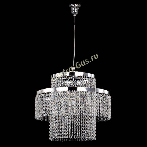 Люстра Сигма №3 3-х ярусная в Химках Гусь Хрустальный