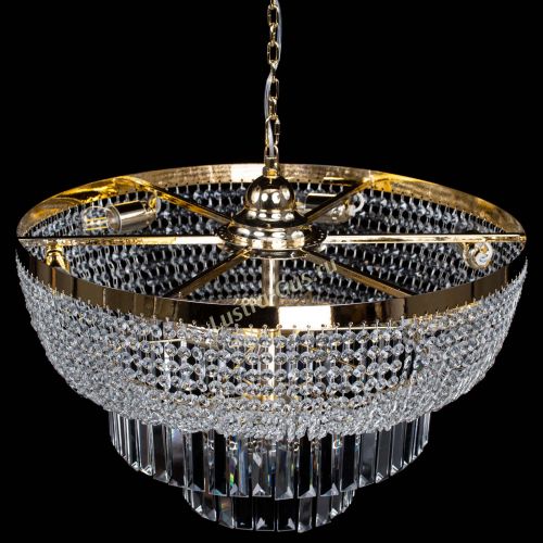 Люстра Сигма №6 с подвесом в Химках Гусь Хрустальный