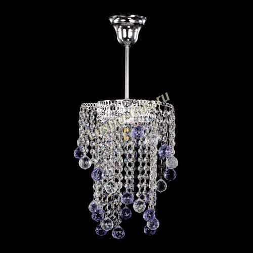 Люстра Вектор №4 фиолетовая в Химках Гусь Хрустальный