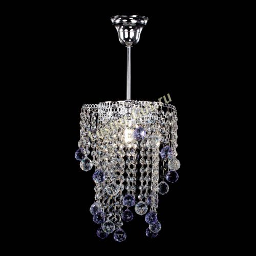 Люстра Вектор №4 фиолетовая в Химках Гусь Хрустальный