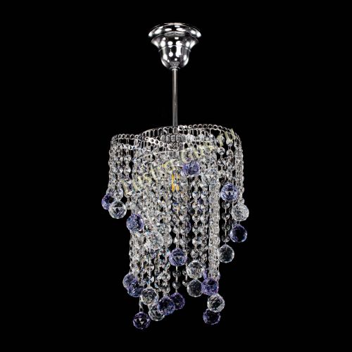 Люстра Вектор №4 фиолетовая в Химках Гусь Хрустальный