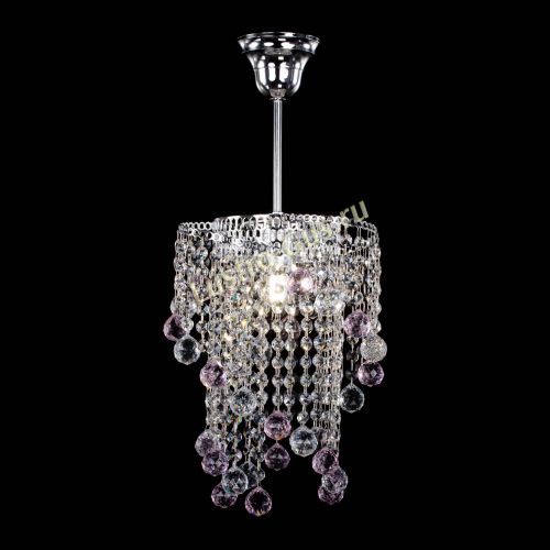 Люстра Вектор №4 розовая в Химках Гусь Хрустальный