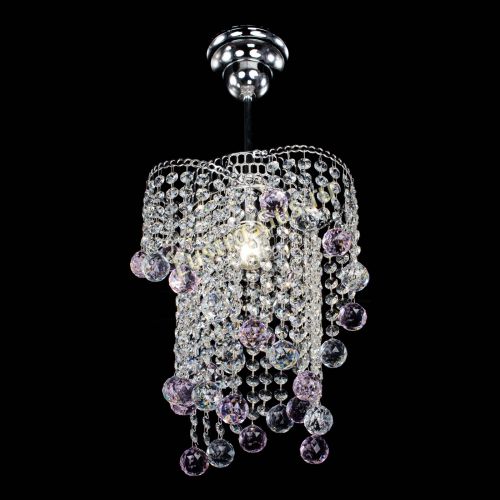 Люстра Вектор №4 розовая в Химках Гусь Хрустальный