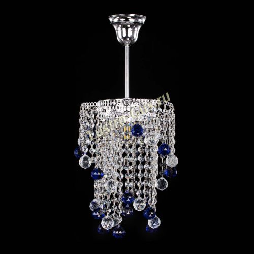 Люстра Вектор №4 синяя в Химках Гусь Хрустальный
