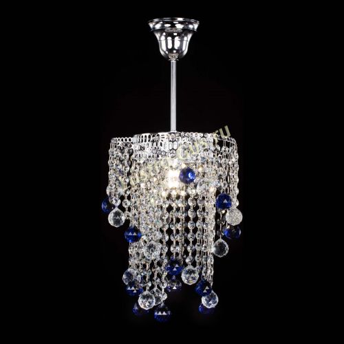 Люстра Вектор №4 синяя в Химках Гусь Хрустальный