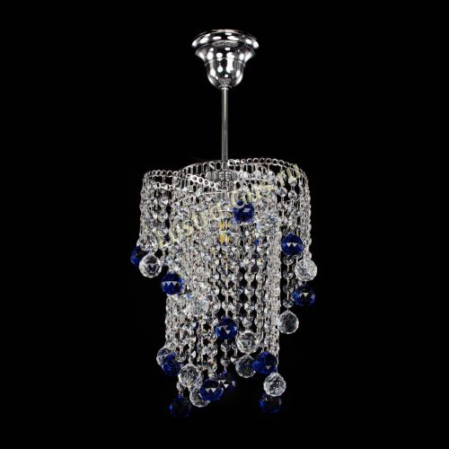 Люстра Вектор №4 синяя в Химках Гусь Хрустальный