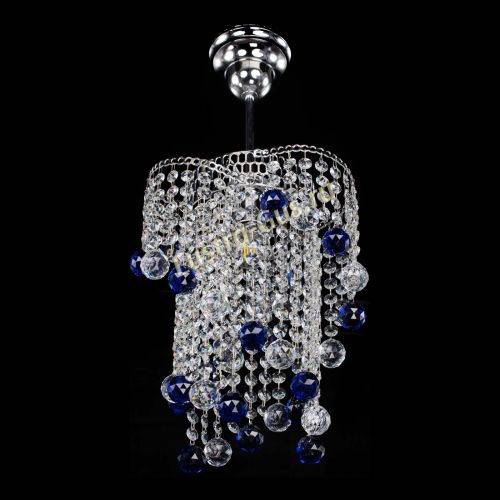 Люстра Вектор №4 синяя в Химках Гусь Хрустальный