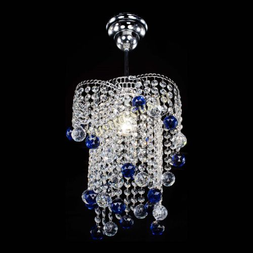 Люстра Вектор №4 синяя в Химках Гусь Хрустальный