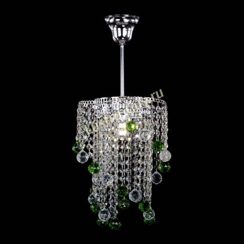 Люстра Вектор №4 зеленая в Химках Гусь Хрустальный