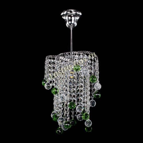 Люстра Вектор №4 зеленая в Химках Гусь Хрустальный