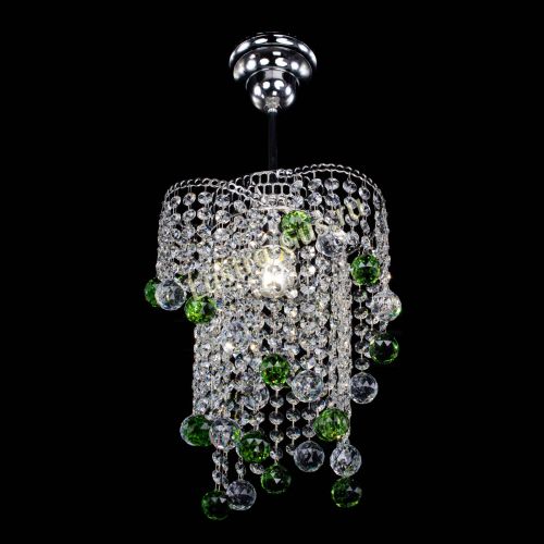 Люстра Вектор №4 зеленая в Химках Гусь Хрустальный