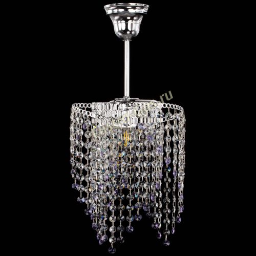 Люстра Вектор №5 фиолетовая в Химках Гусь Хрустальный