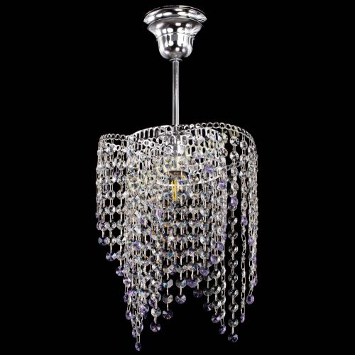Люстра Вектор №5 фиолетовая в Химках Гусь Хрустальный
