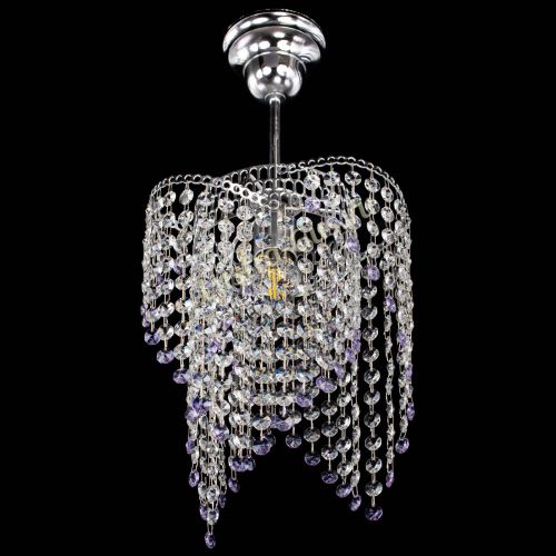 Люстра Вектор №5 фиолетовая в Химках Гусь Хрустальный