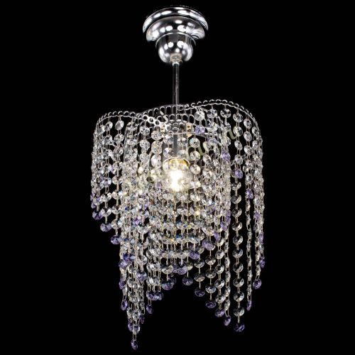 Люстра Вектор №5 фиолетовая в Химках Гусь Хрустальный