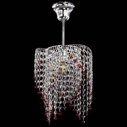 Люстра Вектор №5 красная в Химках Гусь Хрустальный