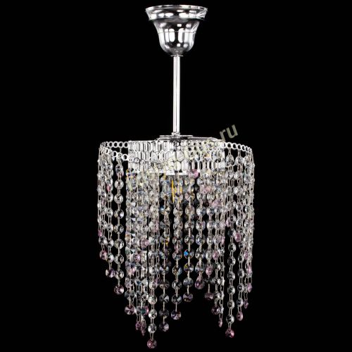 Люстра Вектор №5 розовая в Химках Гусь Хрустальный