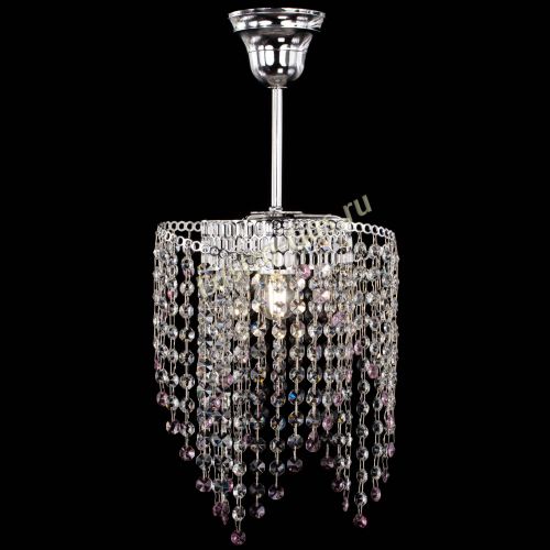 Люстра Вектор №5 розовая в Химках Гусь Хрустальный