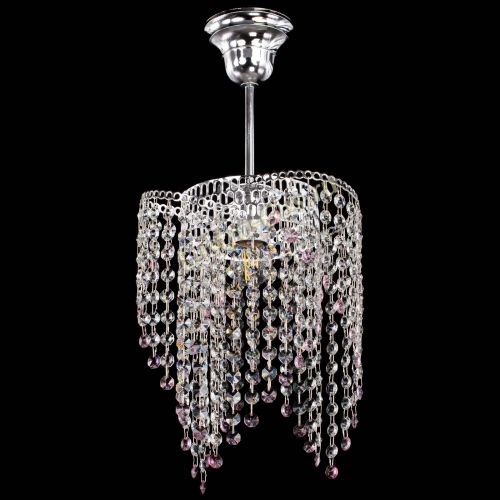 Люстра Вектор №5 розовая в Химках Гусь Хрустальный