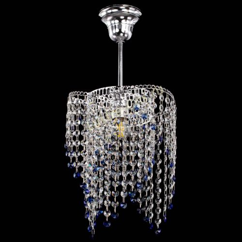 Люстра Вектор №5 синяя в Химках Гусь Хрустальный