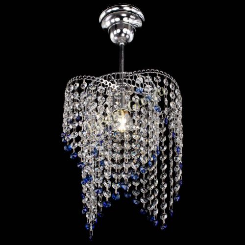 Люстра Вектор №5 синяя в Химках Гусь Хрустальный