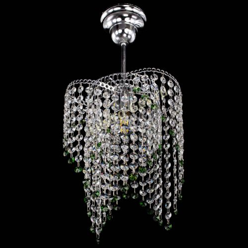 Люстра Вектор №5 зеленая в Химках Гусь Хрустальный
