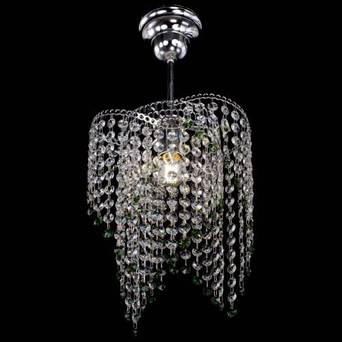 Люстра Вектор №5 зеленая в Химках Гусь Хрустальный