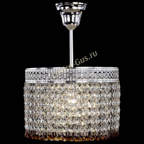 Люстра Венеция Капель №1 с подвесом Чайная в Химках Гусь Хрустальный