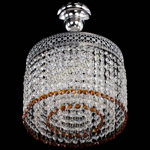 Люстра Венеция Капель №1 с подвесом Чайная в Химках Гусь Хрустальный