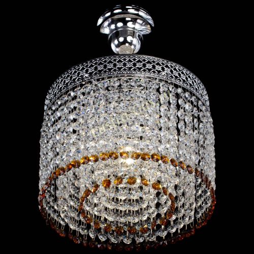 Люстра Венеция Капель №1 с подвесом Чайная в Химках Гусь Хрустальный