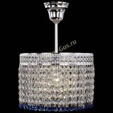 Люстра Венеция Капель №1 с подвесом Синяя в Химках