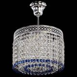 Люстра Венеция Капель №1 с подвесом Синяя в Химках
