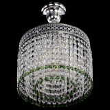 Люстра Венеция Капель №1 с подвесом Зеленая в Химках