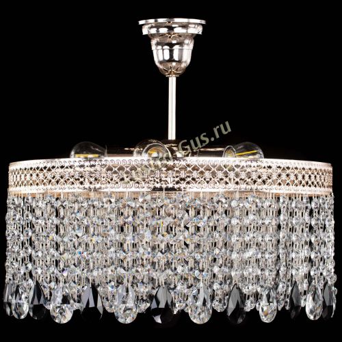 Люстра Венеция Капель журавлик черная в Химках Гусь Хрустальный