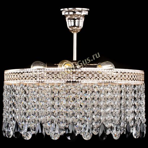 Люстра Венеция Капель журавлик черная в Химках Гусь Хрустальный