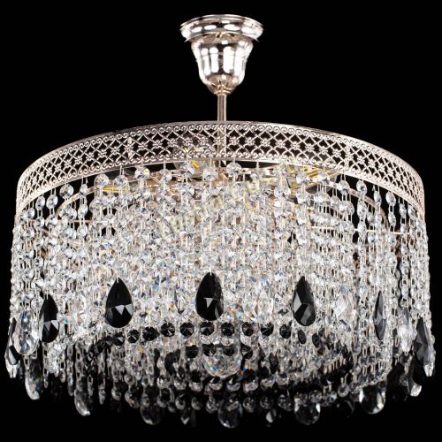 Люстра Венеция Капель журавлик черная в Химках Гусь Хрустальный