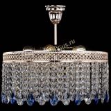 Люстра Венеция Капель журавлик синяя в Химках