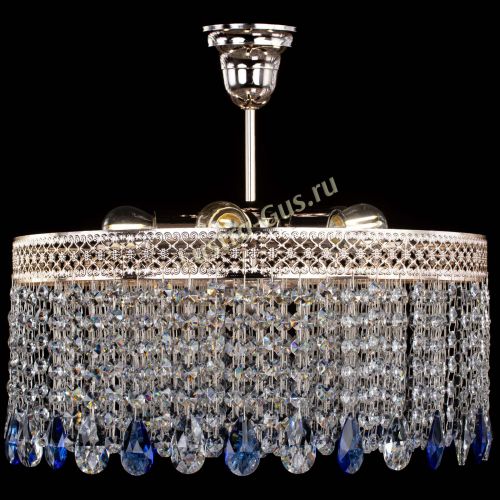 Люстра Венеция Капель журавлик синяя в Химках Гусь Хрустальный