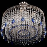 Люстра Венеция Капель журавлик синяя в Химках