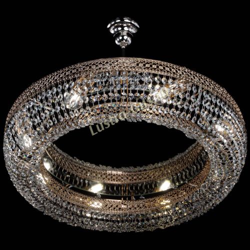 Люстра Венеция Кольцо с подвесом в Химках Гусь Хрустальный