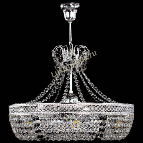 Люстра Венеция Кольцо с подвесом Черная в Химках Гусь Хрустальный