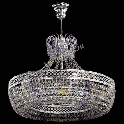 Люстра Венеция Кольцо с подвесом Фиолетовая в Химках Люстра Венеция Кольцо с подвесом Фиолетовая в Химках