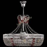 Люстра Венеция Кольцо с подвесом Красная в Химках