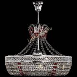 Люстра Венеция Кольцо с подвесом Красная в Химках