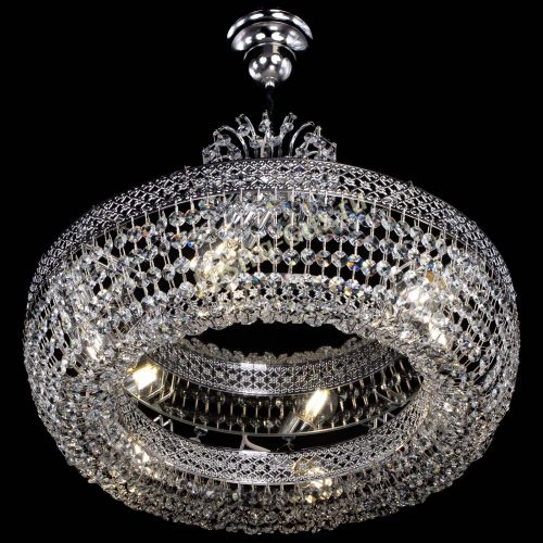 Люстра Венеция Кольцо с подвесом в Химках Гусь Хрустальный