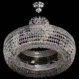 Люстра Венеция Кольцо с подвесом Розовая в Химках