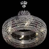 Люстра Венеция Кольцо с подвесом Розовая в Химках