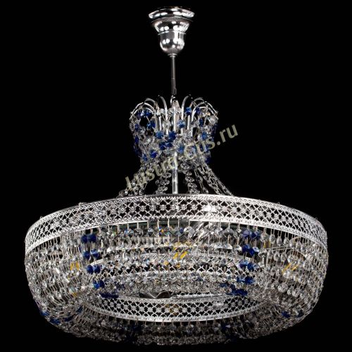 Люстра Венеция Кольцо с подвесом Синяя в Химках Люстра Венеция Кольцо с подвесом Синяя в Химках